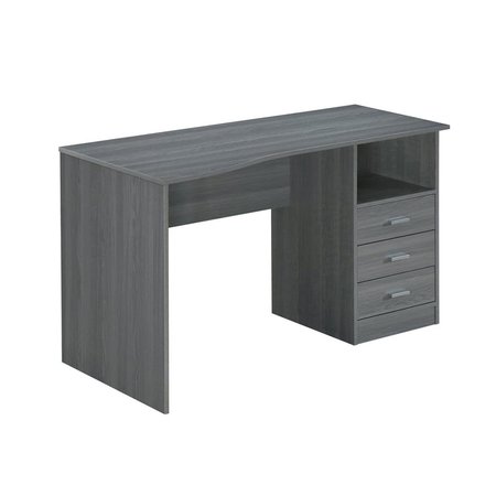BACK2BASICS Classic Computer Desk with Multiple Drawers, Grey BA2647858